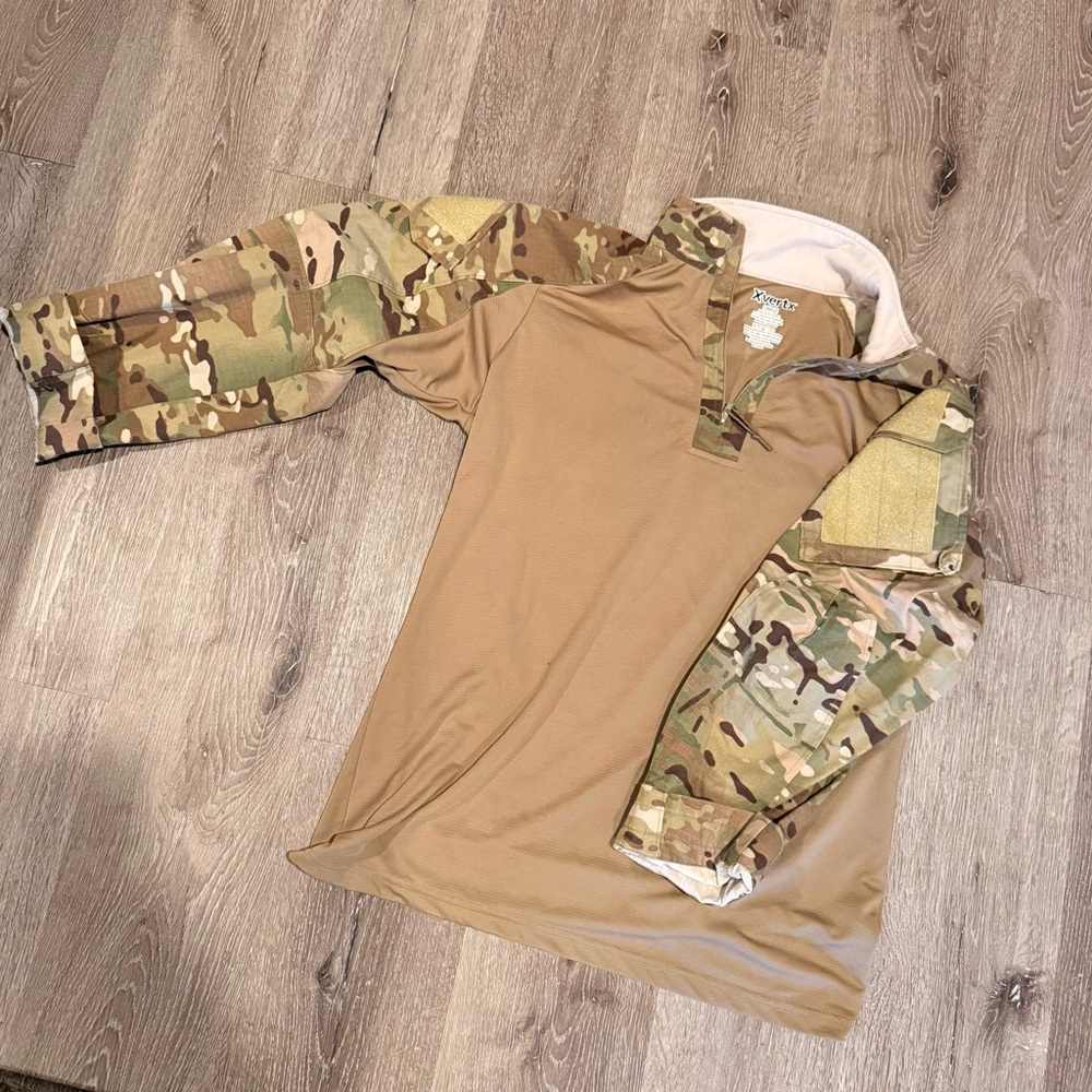 Vertx Recon MultiCam Combat Shirt Sz Large